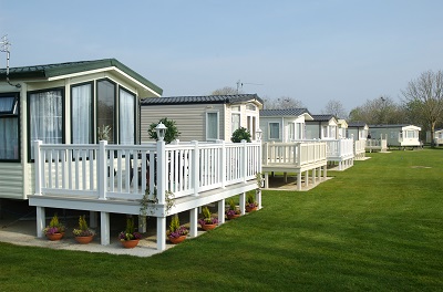 Multiple houses with decks